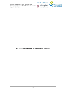 g – environmental constraints maps