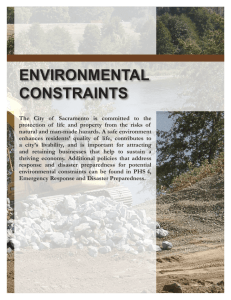 environmental constraints