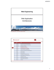 Web Application Architectures