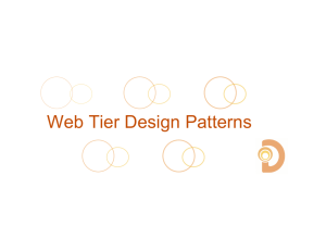 Web Tier Design Patterns