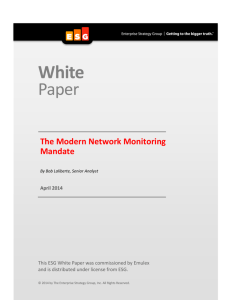 The Modern Network Monitoring Mandate