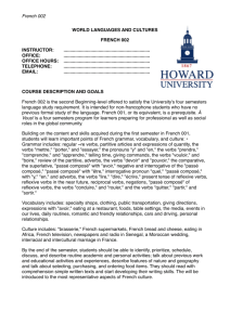 French 002 - COAS - Howard University