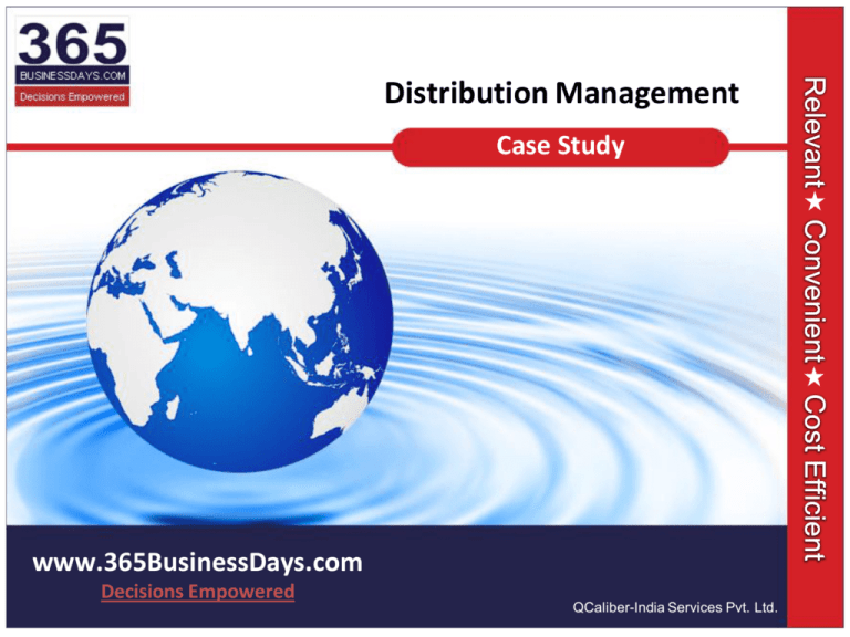 case study on distribution management