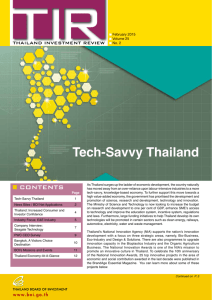 Tech-Savvy Thailand