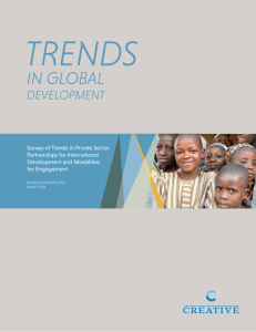Survey of Trends in Private Sector Partnerships for International
