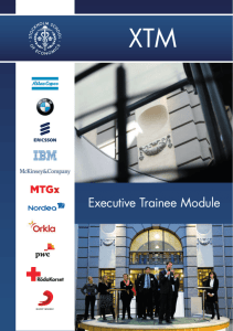 Executive Trainee Module