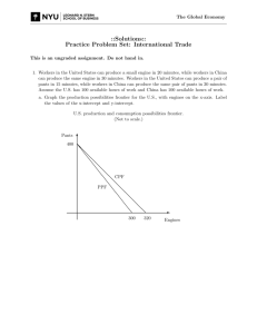 ::Solutions:: Practice Problem Set: International Trade