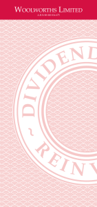 your dividend reinvestment plan