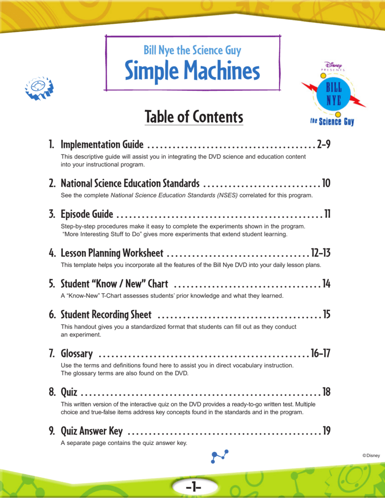 22 Simple Machines For Simple Machines Worksheet Middle School