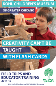 creativity can't be taught with flash cards