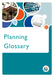 Planning Glossary - City of Port Phillip