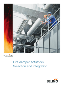Motorised fire protection: Product selection brochure (PDF