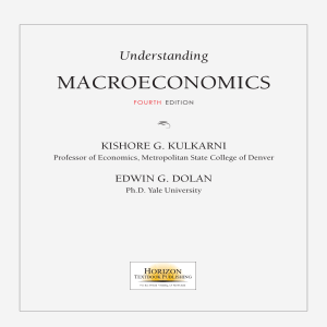 macroeconomics - Kishore Kulkarni