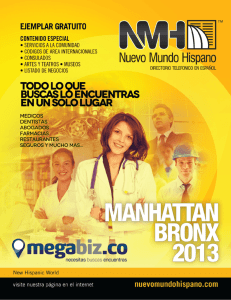 COVER MB-13.indd - Nuevo Mundo Hispano