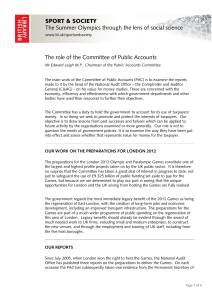 The role of the Committee of Public Accounts (PDF 95KB)