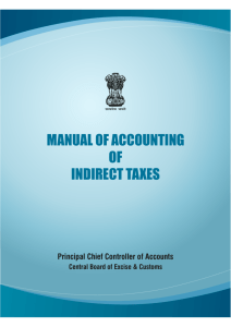2. Manual of Accounting - Indirect Taxes