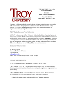 TROY STATE UNIVERSITY