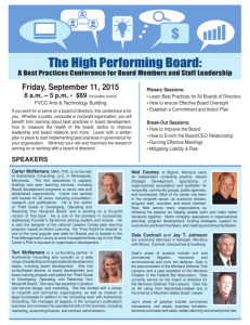 The High Performing Board: