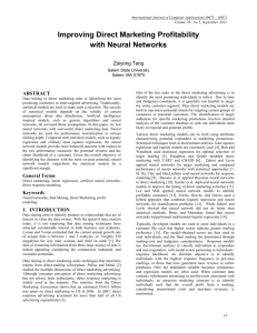 Improving Direct Marketing Profitability with Neural Networks