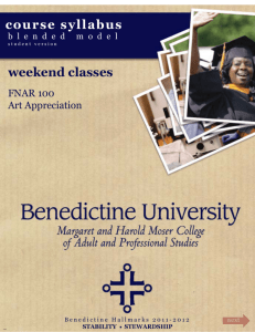course syllabus weekend classes