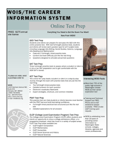 Test prep.pub - WOIS/The Career Information System