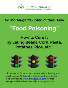 Dr. McDougall's Color Picture Book: Food Poisoning