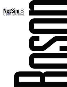 NetSim Network Simulator User Manual