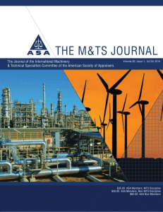 the m&ts journal - American Appraisal