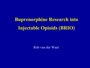 Buprenorphine Research into Injectable Opioids (BRIO)