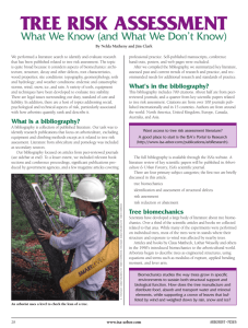 tree risk assessment - International Society of Arboriculture