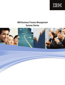 IBM Business Process Management Success Stories