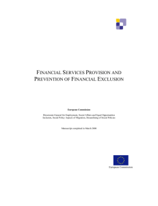 What is financial exclusion