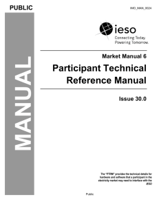 Participant Technical Reference Manual