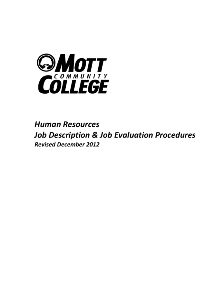 Human Resources Job Description Job