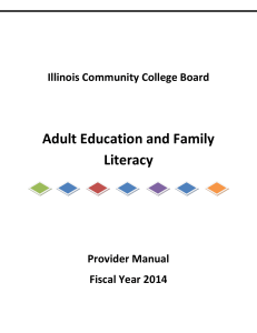 Adult Education and Family Literacy