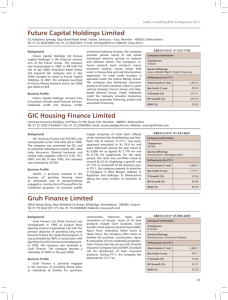Future Capital Holdings Limited GIC Housing Finance Limited