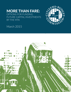 More Than Fare: Options for Funding Future Capital Investments by
