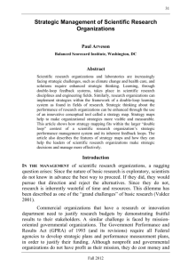 V.98-3-Strategic Management of Scientific Research Organizations