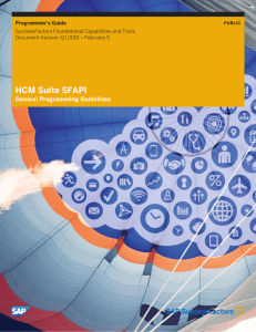 HCM Suite SFAPI - SAP Help Portal
