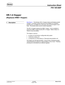 HR-1-4 Hopper - Nordson eManuals!
