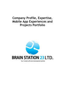Company Profile Focus on Mobile Solutions