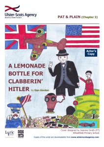 A Lemonade Bottle for Clabberin' Hitler - Ulster