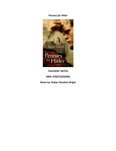 Pennies for Hitler - HarperCollins Publishers