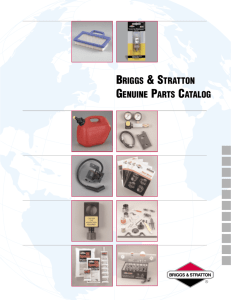 Briggs & Stratton Genuine Parts Catalog