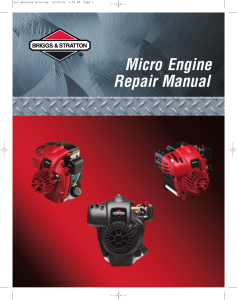 Micro Engine Repair Manual