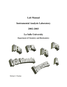 Instrumental Lab Manual