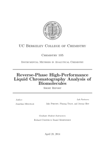 Reverse-Phase High-Performance Liquid Chromatography Analysis