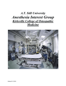 Anesthesia Interest Group