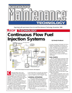 Continuous Flow Fuel Injection