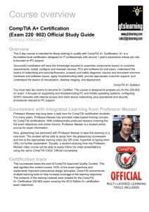 CompTIA A+ 220-902 Official Study Guide